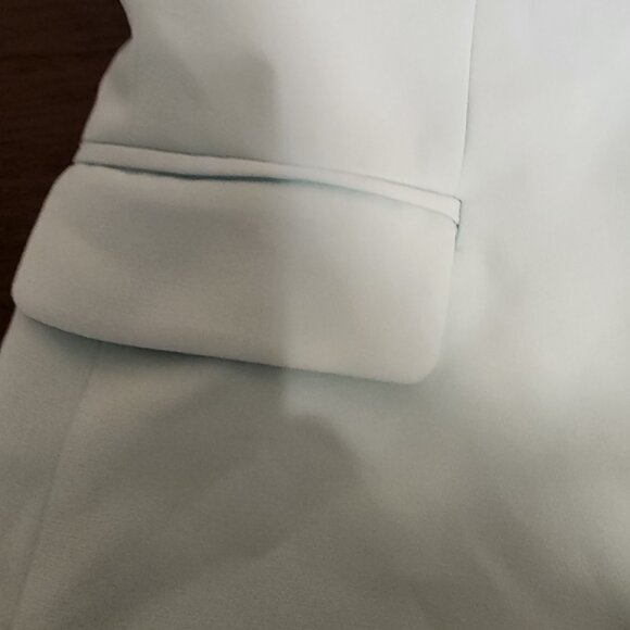 Justfab Flap Pocket Blazer NWT Mint Green XL Dark Marks - Picture 7 of 10